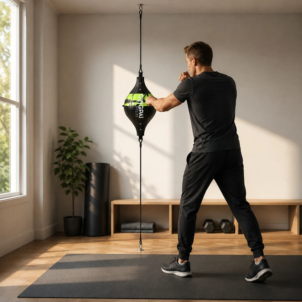 Ballon de Vitesse Ovale Boxe – Fixation Haut et Bas