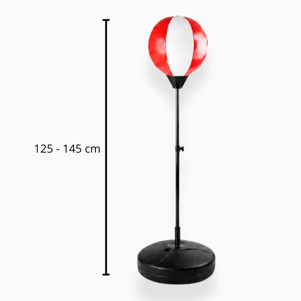 Punching Ball Enfant sur Pied – Réglable 125 à 145 cm