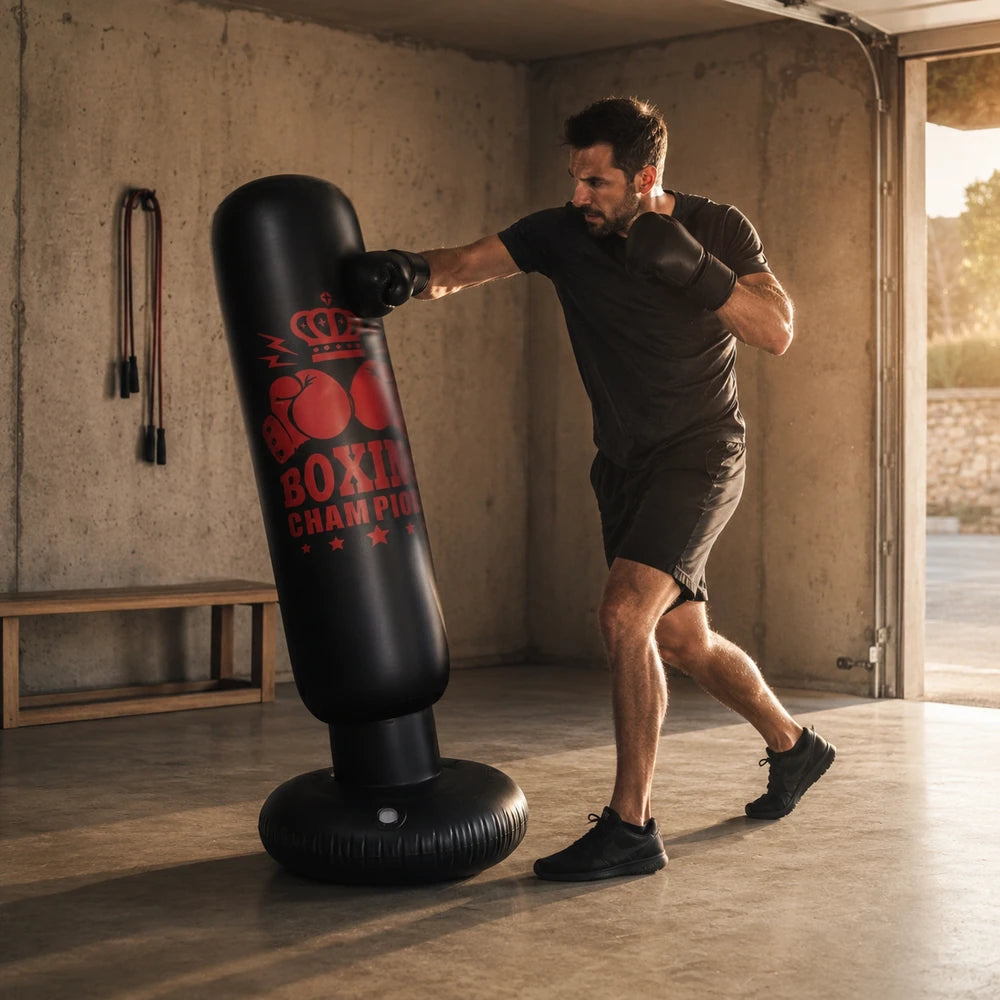 Punching Ball Gonflable Adulte 160 cm – Sans Perçage