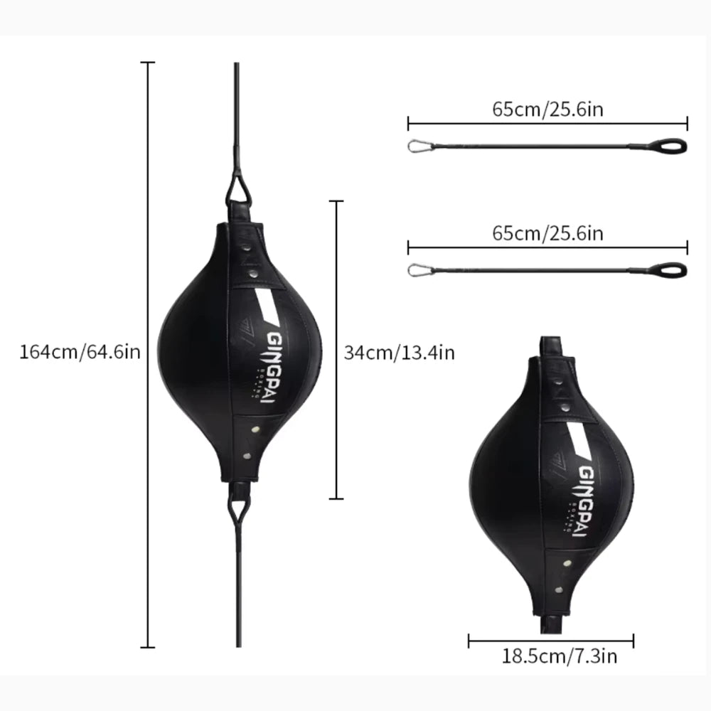 Ballon de Vitesse Ovale 34 cm – Élastiques Ajustables