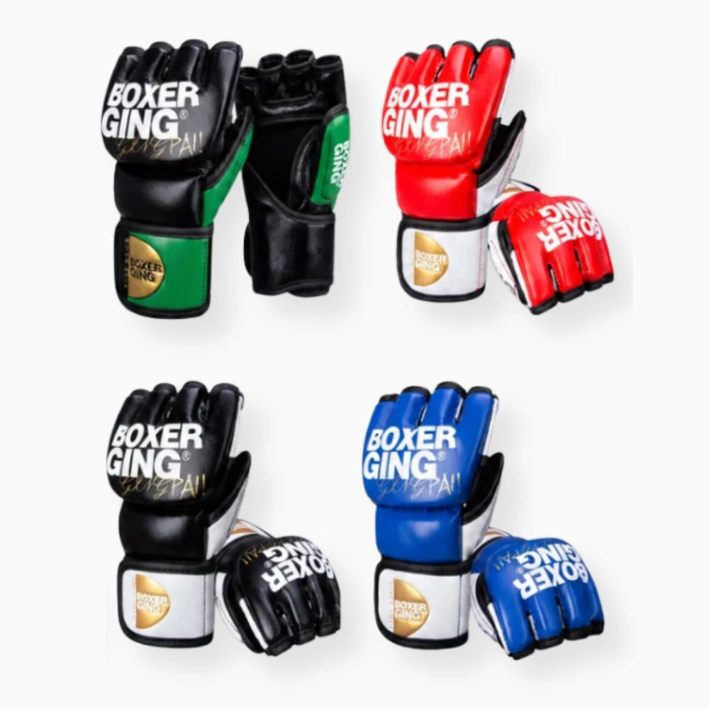 Gants de MMA Doigts Ouverts – Grappling et Sac de Frappe