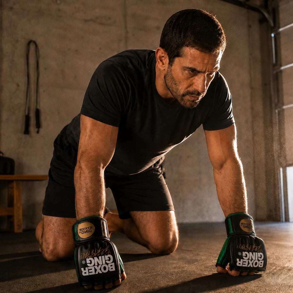 Gants de MMA Doigts Ouverts – Grappling et Sac de Frappe