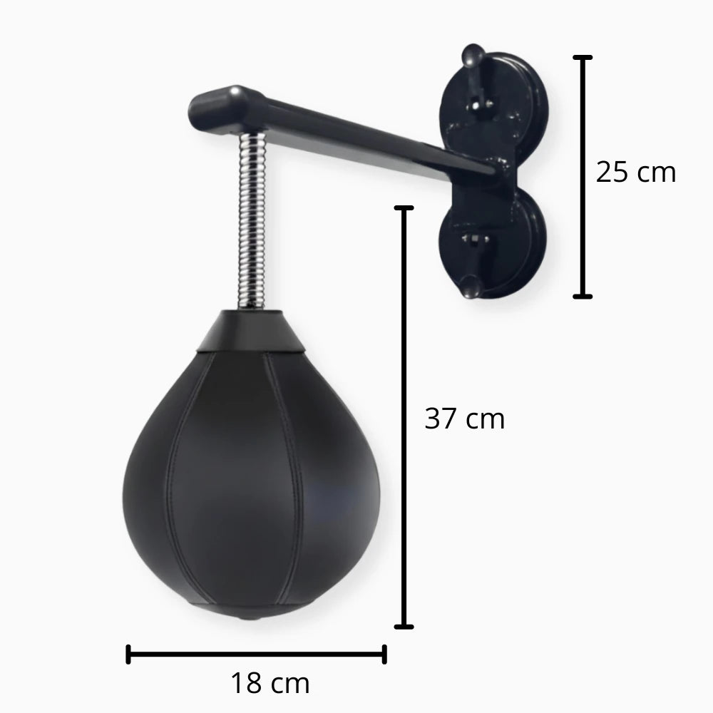 Punching Ball Mural Sans Perçage – Double Ventouse