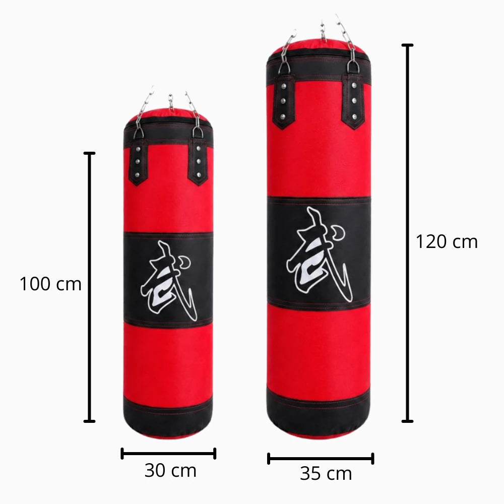 Sac de Frappe Suspendu Toile Renforcée – Kit Complet